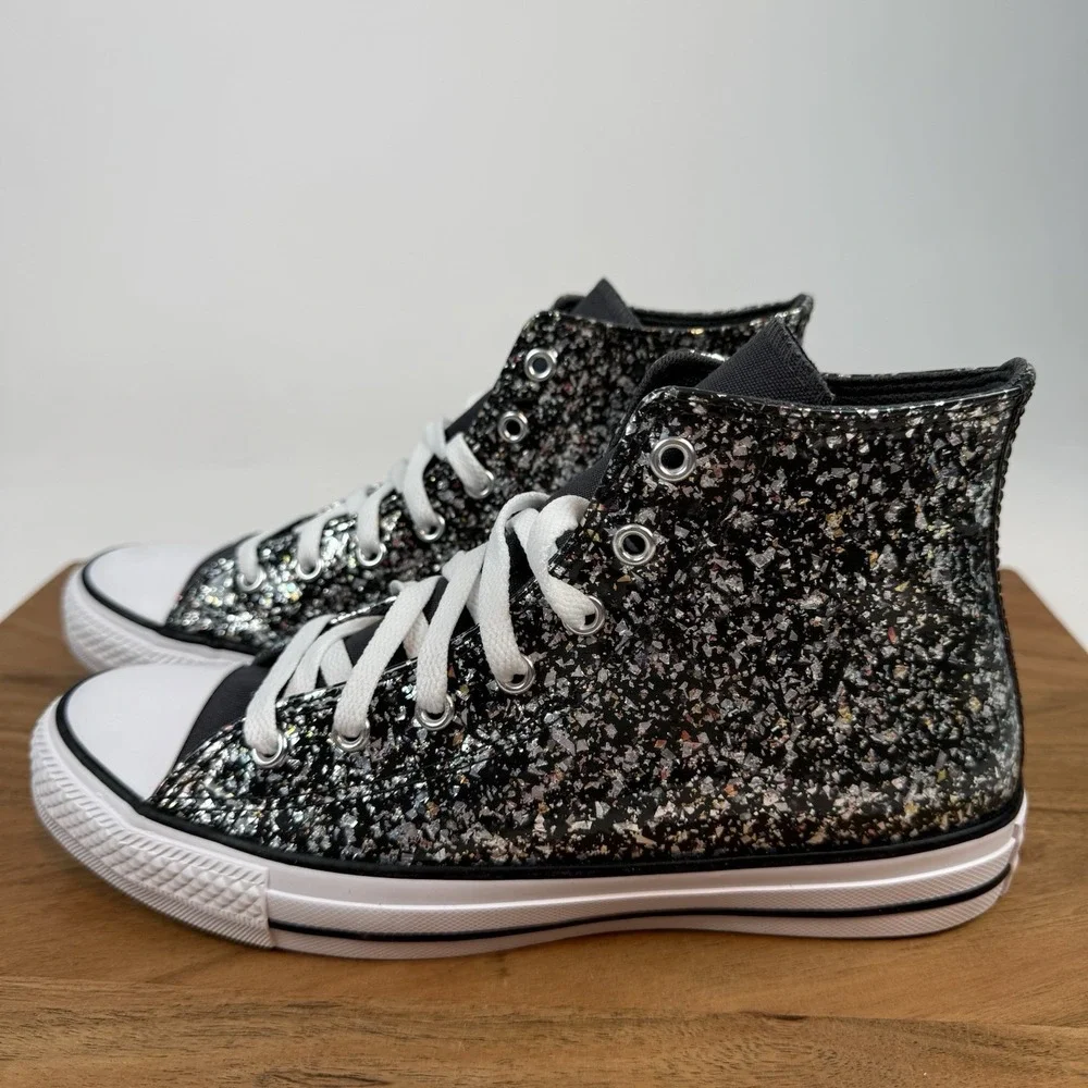 New Big Kids Converse Chuck Taylor All Star Dark Matter High Tops Sneaker Sz 6 Y
